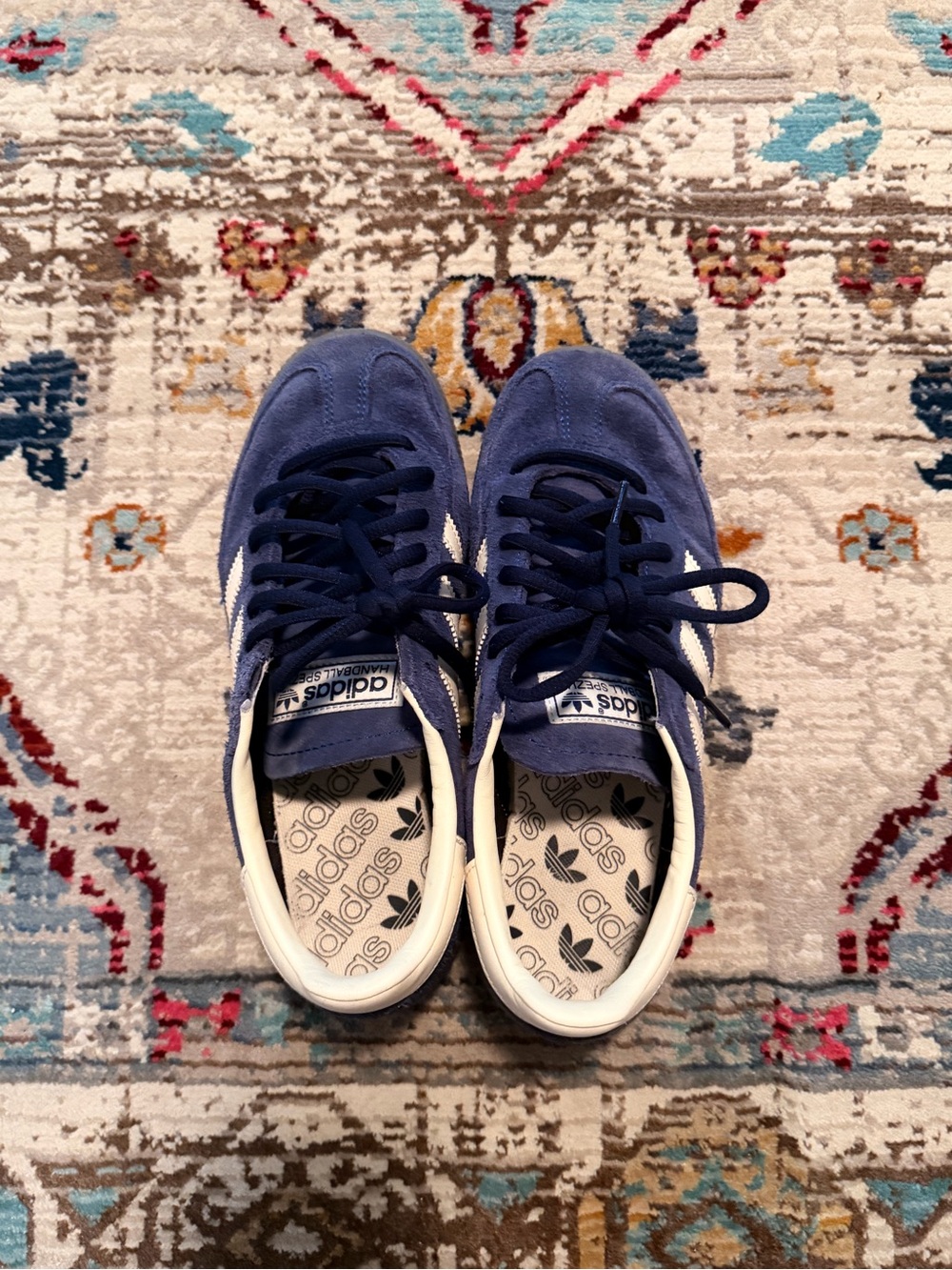 Adidas Handball Spezial Suede Sneakers in Navy Blue